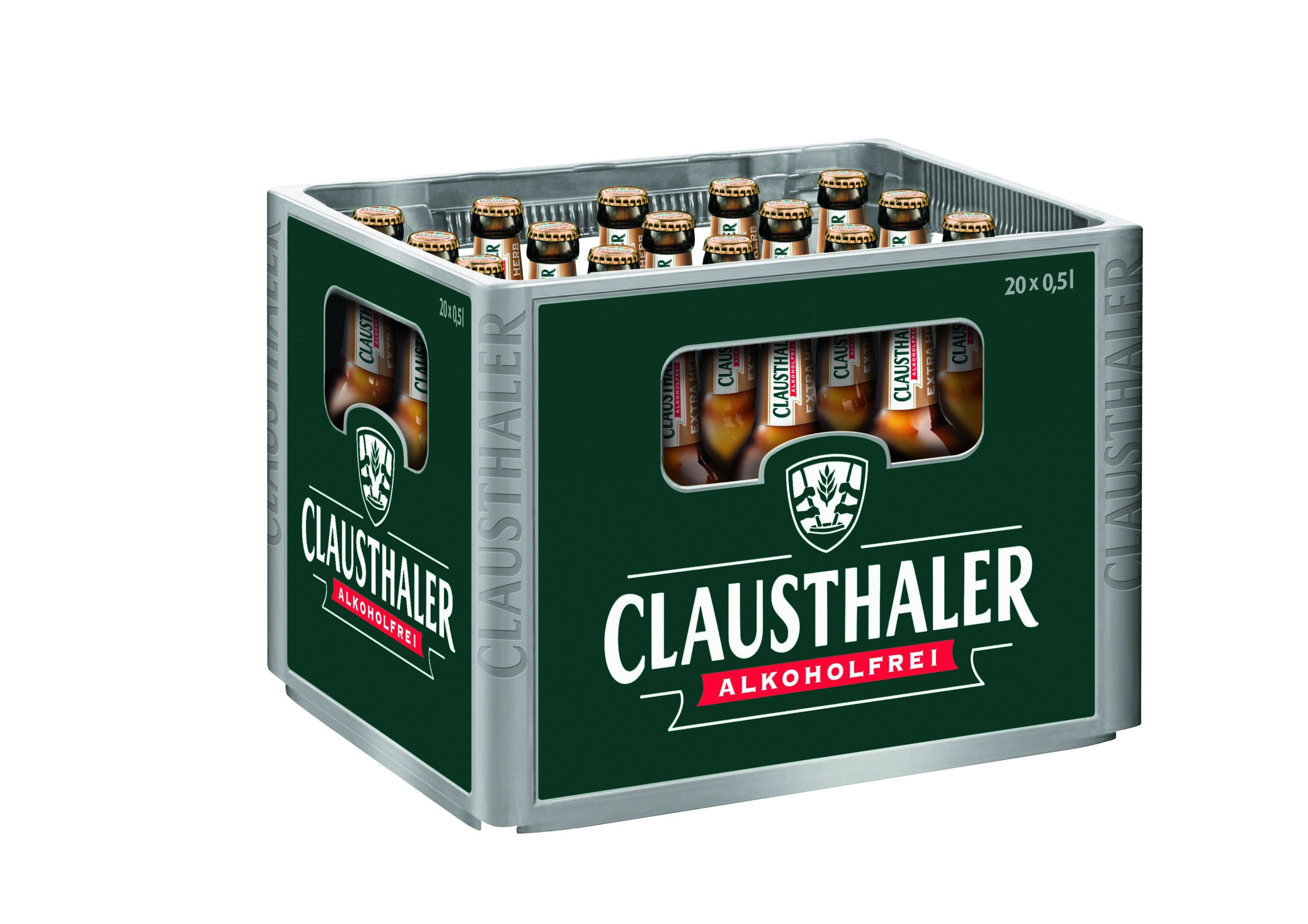 Clausthaler Extra Herb 20x0,5l Mehrweg Glas